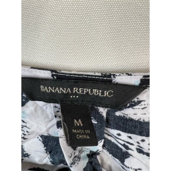 Banana Republic White Floral Dress with Pockets - Size Medium - Picture 4 of 4